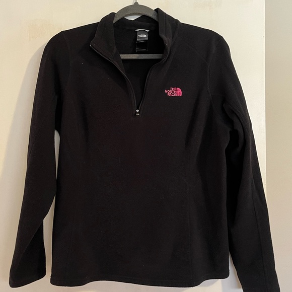 The North Face Sweaters - The North Face Breast Cancer Awareness Black Fleece Pullover Size Large